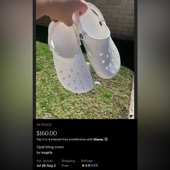 Custom Rhinestone Crocs - Picture 5 of 6